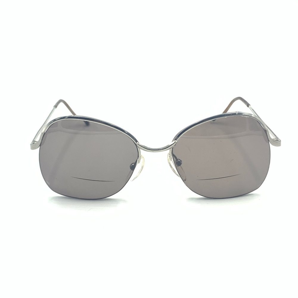 Vintage Logo Paris Gunmetal Oval Sunglasses Frames